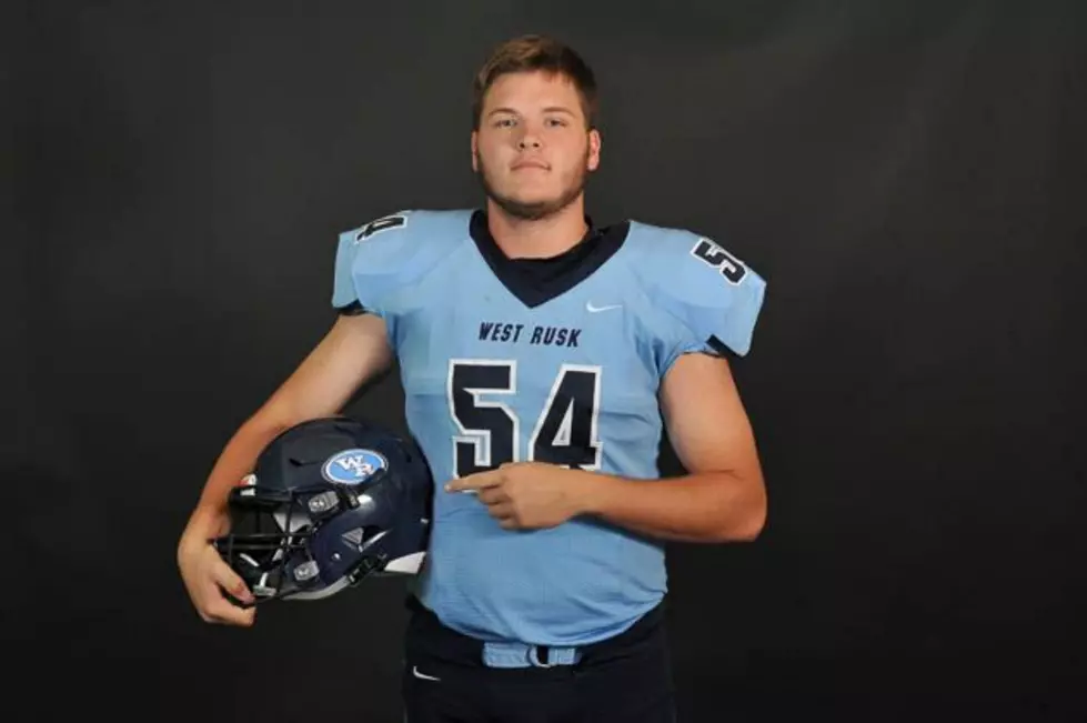 West Rusk OL/DL Cameron Richmond. (Rob Graham, ETSN.fm)