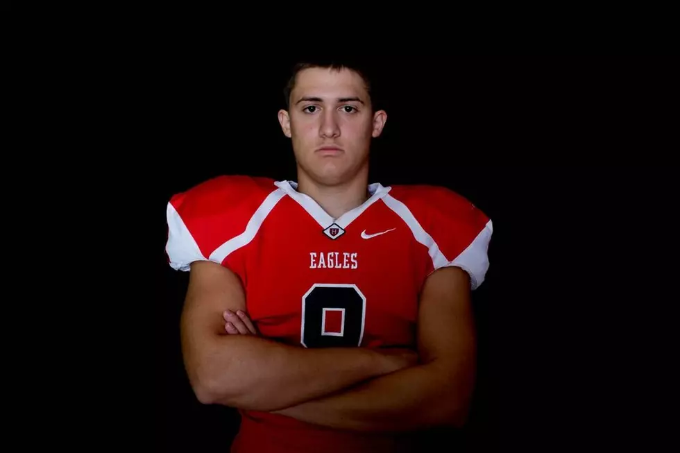 Harmony RB/OLB Barrett Hill. (© Clint Buckley, ETSN.fm)