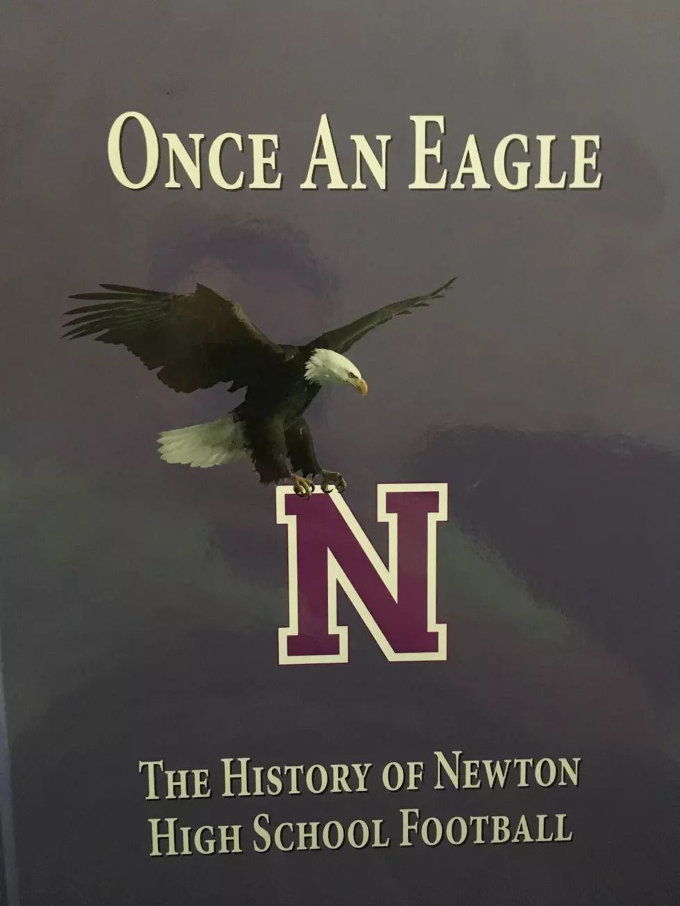The cover of "Once an Eagle," written by booster club president and former player Bobby Bean.